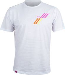Maillot manches courtes BV Sport Light Blanc/Rose Unisexe