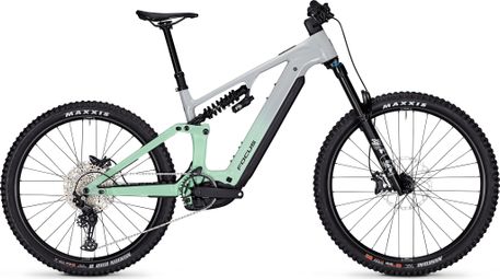 Focus SAM² 6.8 Shimano Deore 12V 800Wh MX volledig geveerde elektrische MTB (29/27.5'') Grijs/Groen 2025