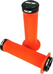 Empuñaduras Ice Grips Fury Lock-on Rojo/Negro