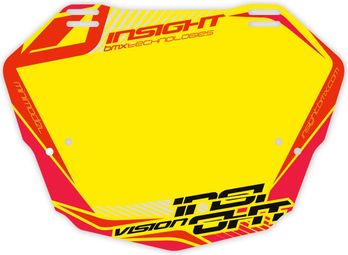 Plaque Insight Vision 2 Mini/Cruiser Jaune/Rouge