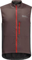 Chaleco sin mangas Morobbia Alpha Rojo Oscuro de Jack Wolfskin