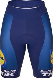 Dames Santini Team Lidl-Trek 2025 Blauw Strapless Short