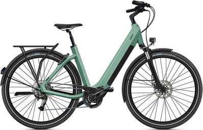 O2 Feel iSwan Explorer Boost 6.1 Univ Shimano Alivio 9V 432 Wh 27.5'' Green Canopé 2023 elektrische mountainbike