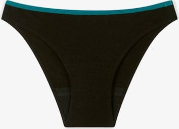 Culotte Menstruelle en coton pour Ados - Flux moyen - Noir