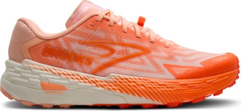 Brooks Catamount 4 Women's Pink/Orange Trail Shoes