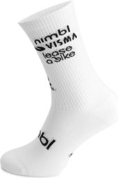 Merino-Socken Nimbl Team Visma | Lease a Bike Weiß 2026