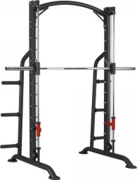 Station Power rack - station de musculation pour squats et développé-couché - Barre guidée