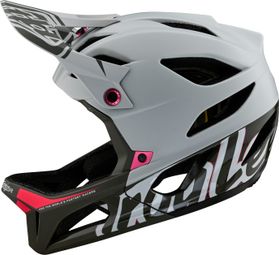 Casque Intégral Troy Lee Designs Stage Mips Signature Gris