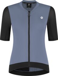 Maillot Manches Courtes Vélo Rogelli Distance II Lavande/Noir Femme