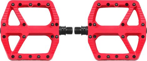 SDG Comp Flat Pedals Red