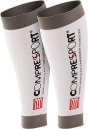 COMPRESSPORT Pair of calf sleeves R2 (Race & Recovery) White