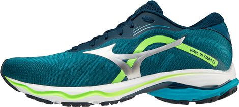 Chaussures de Running Mizuno Wave Ultima 13 Bleu Vert