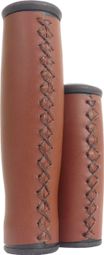 EDGE Grips City Leather - 135/92Mm - Marron Foncé