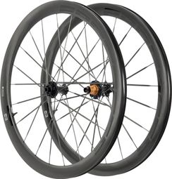 Paire de roues Progress Orbit 450 | 12x100/12x142 mm | Center Lock | Rayon Carbone
