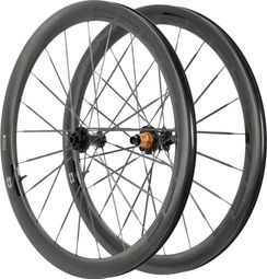 Paire de roues Progress Orbit 450 | 12x100/12x142 mm | Center Lock | Rayon Carbone