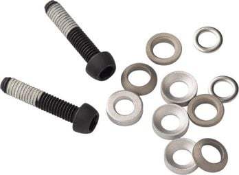 Adaptateur Sram Mounting Bolts Titanium T25/22Mm (Flat)