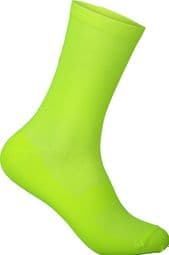 POC Fluo Mid Socks Fluo Yellow/Green