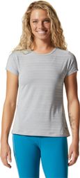 T-Shirt Mountain Hardwear Mighty Stripe Gris Femme