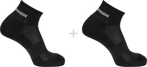 Socks (2 pairs) Salomon Evasion Ankle Black Unisex