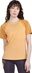 Maillot de manga corta para mujer Craft Pro Trail Naranja Arena
