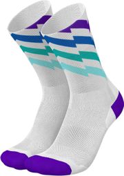 Incylence Waves Socks - White/Purple