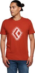 Camiseta de manga corta Black Diamond Chalked Up 2.0 Roja