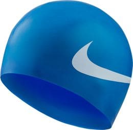 Gorra de natación Nike Swim Big Swoosh azul