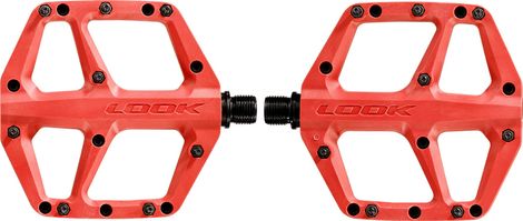 Look Trail Fusion Flat Pedals Red