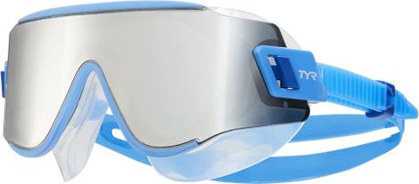 Tyr Tidal Wave Mirrored Swim Mask Blue