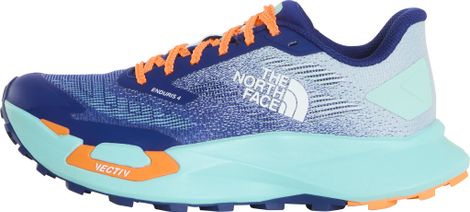 Scarpe da trail The North Face Vectiv Enduris 4 blu/arancione da donna