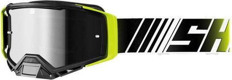 Masque Shot Core Stripe Jaune Fluo Brillant