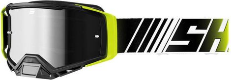 Maske Shot Core Stripe in leuchtendem Neongelb