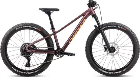 Orbea Kimu 24 H10 TR Microshift 9-Speed 24'' Children's Mountain Bike, Metallic Sunset Red, Ages 7–10