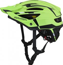 All Mountain Helmet Troy Lee Designs A2 MIPS SILVER Green/Grey