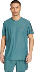 Camiseta de manga corta adidas Performance Own the Run Verde, Hombre