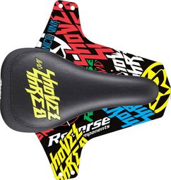 Selle et Garde-Boue Reverse Nico Vink Shred Noir / Jaune