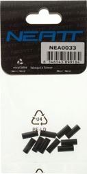 NEATT Aluminium Außenzahnradgehäuse Caps - Schwarz