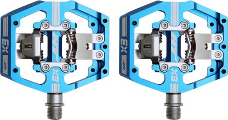 Paire de Pédales HT Components X3 Bleu Marine