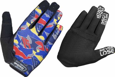 GripGrab Rebel Long Gloves Blue Camo
