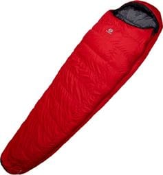 Sac de couchage momie SirJoseph trekking Rimo II 600-gauche 200 cm-Rouge