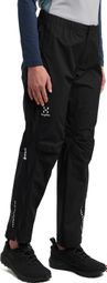 Pantaloni impermeabili Haglöfs L.I.M Gore-Tex Donna Nero