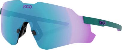 Unisex-Brille KOO Nebula Teal Matt / Dark Turquoise Mirror
