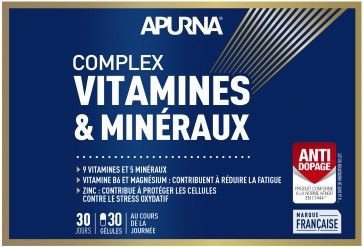 Integratore alimentare Apurna Vitamine e Minerali Confezione da 30 gel