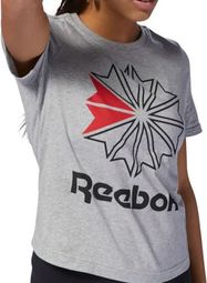 Tee-shirt Femme Gris Reebok