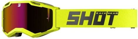 Masque Shot Iris 2.0 Solid Jaune Fluo Brillant