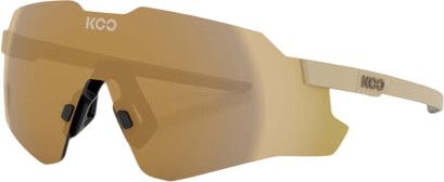 Gafas de sol unisex KOO Nebula Vanilla Matt / Dark Gold Mirror