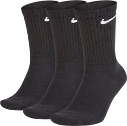 Calcetines Nike Everyday Cushioned Negro Unisex