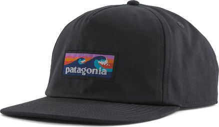 Patagonia Funfarer Label Black Cap and Boardshorts