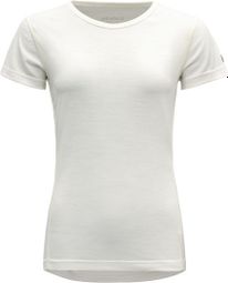 Women's Devold Breeze Merino 150 White T-Shirt