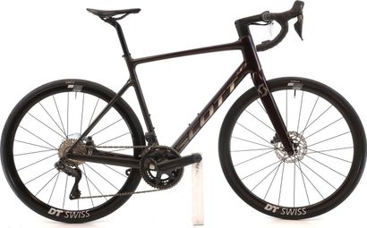 Produit reconditionné · Scott Addict SE Di2 12V · Violet / Vélo de route | Très bon état